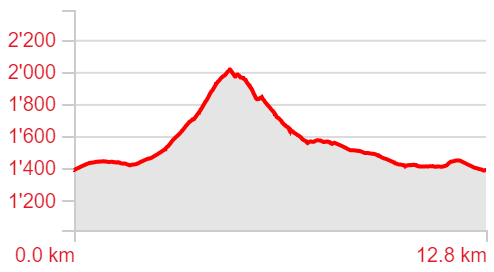 Höhenprofil-Easy -Trail